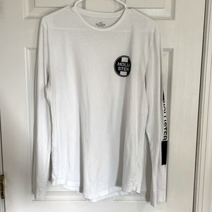 Hollister long sleeve t-shirt, White, size L
